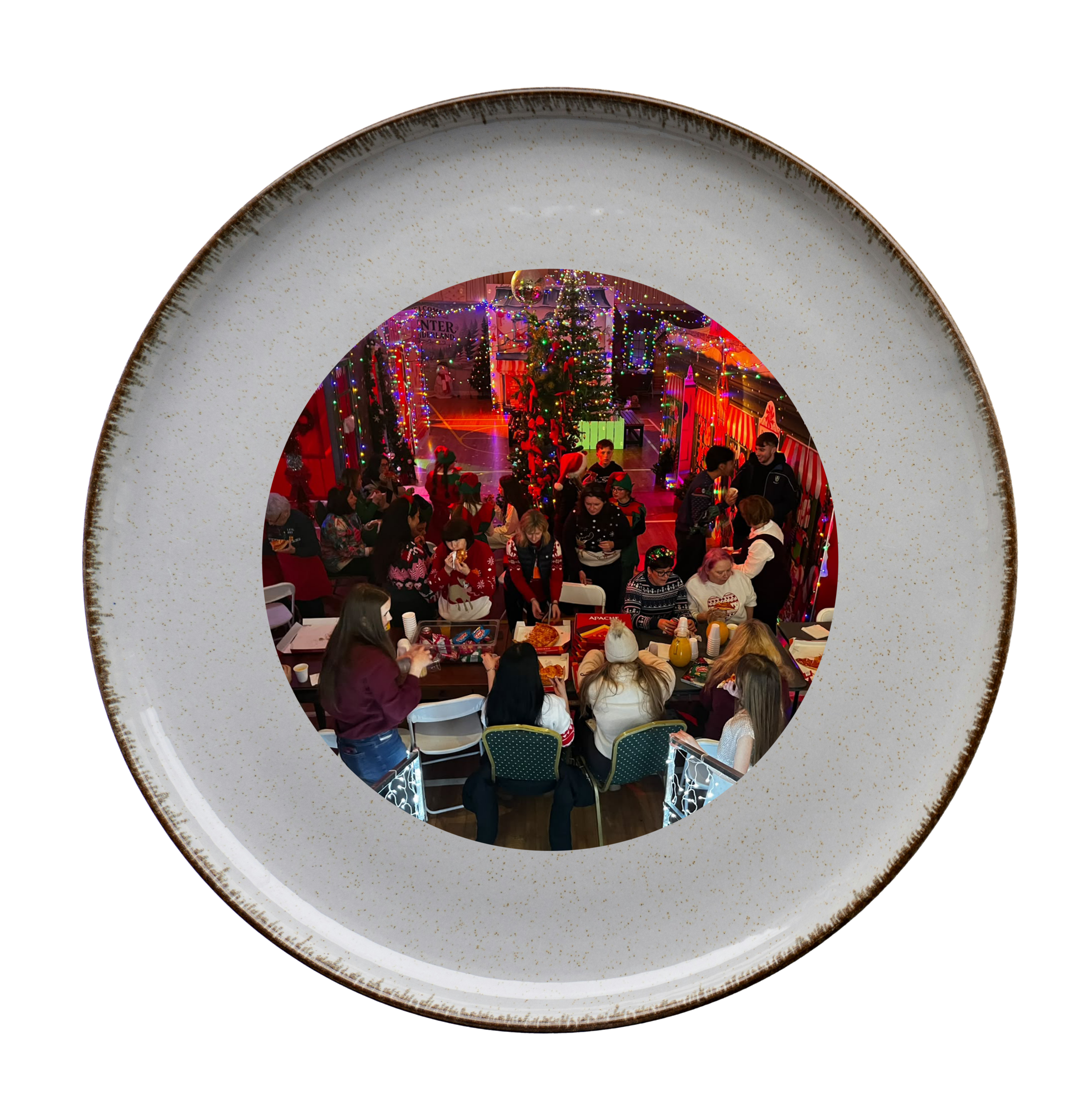 plate template crowd